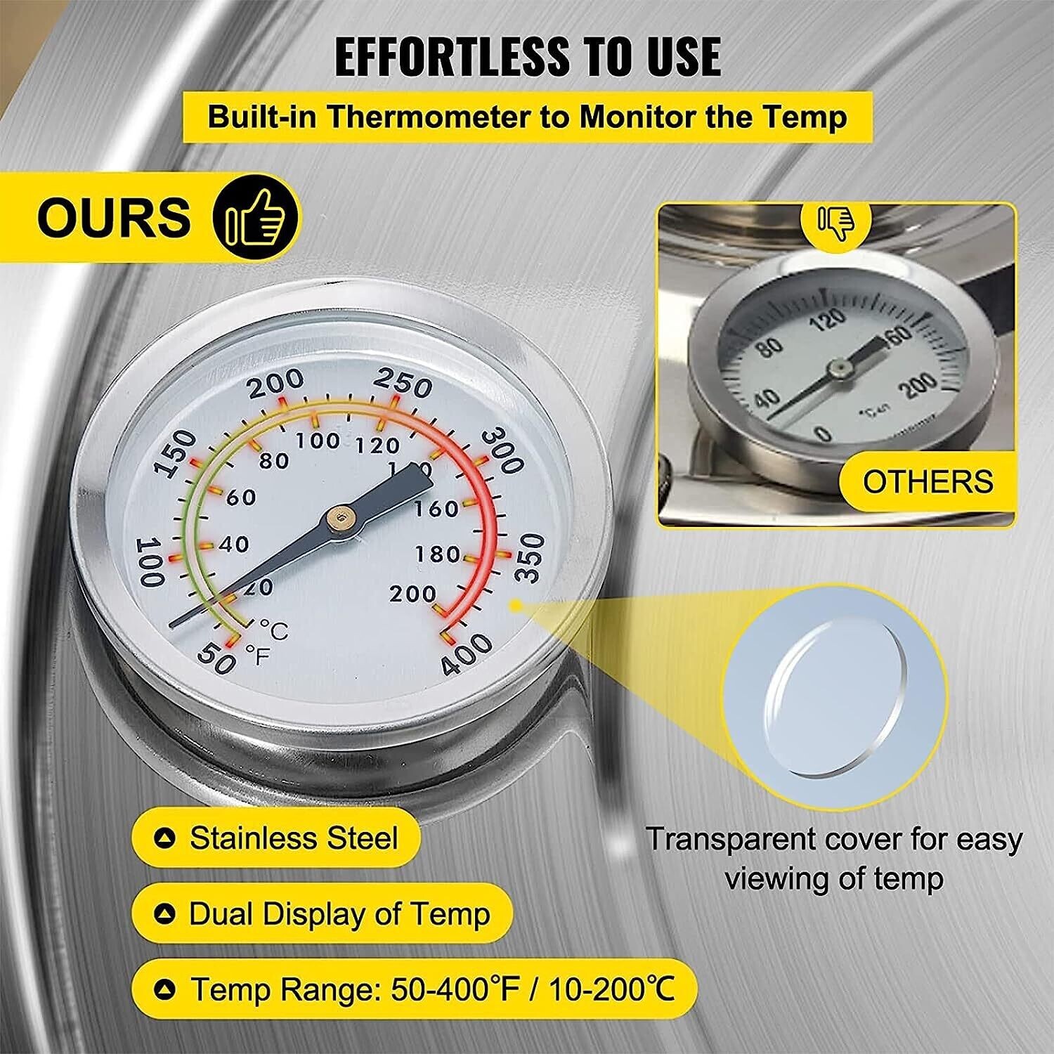 12L/20L/30L/50L 2-Pot DIY Home Brewing Moonshine Alcohol Water Distiller - Stainless Steel Distillation Kit with Thermometer, Silver Coils, and Copper Coils for Spirits, Essential Oils, and Purified