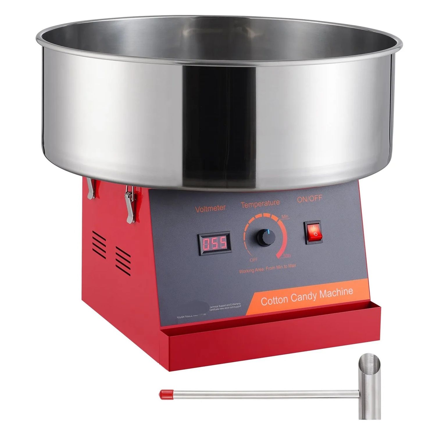 Cotton Candy Machine for Party and Carnival, Commercial Electric Cotton Candy Maker