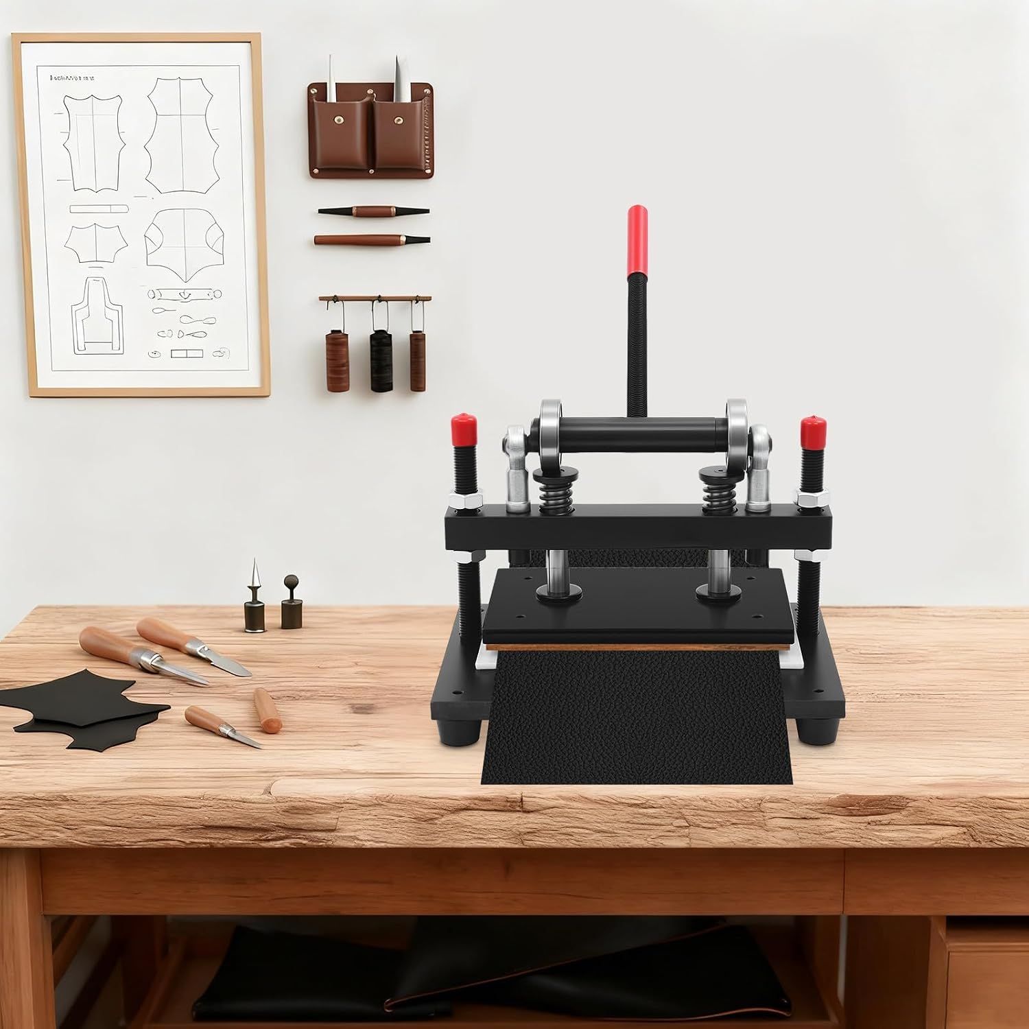 Manual Leather Punch Cutting Machine 360x270mm