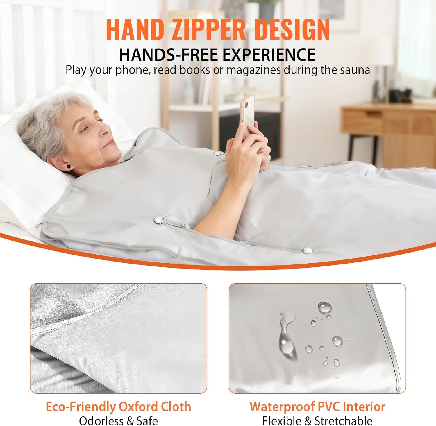 Infrared Sauna Blanket | 2-Zone Digital Heat | Portable Oxford Detox Blanket with Remote | Home Spa &amp; Beauty Salon Quality