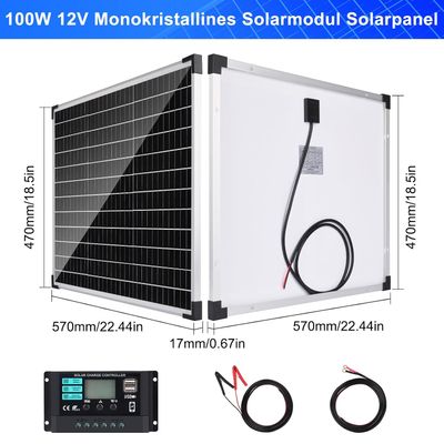 Solar Panel Kit, Solar Off-grid System for Houses, Campervan