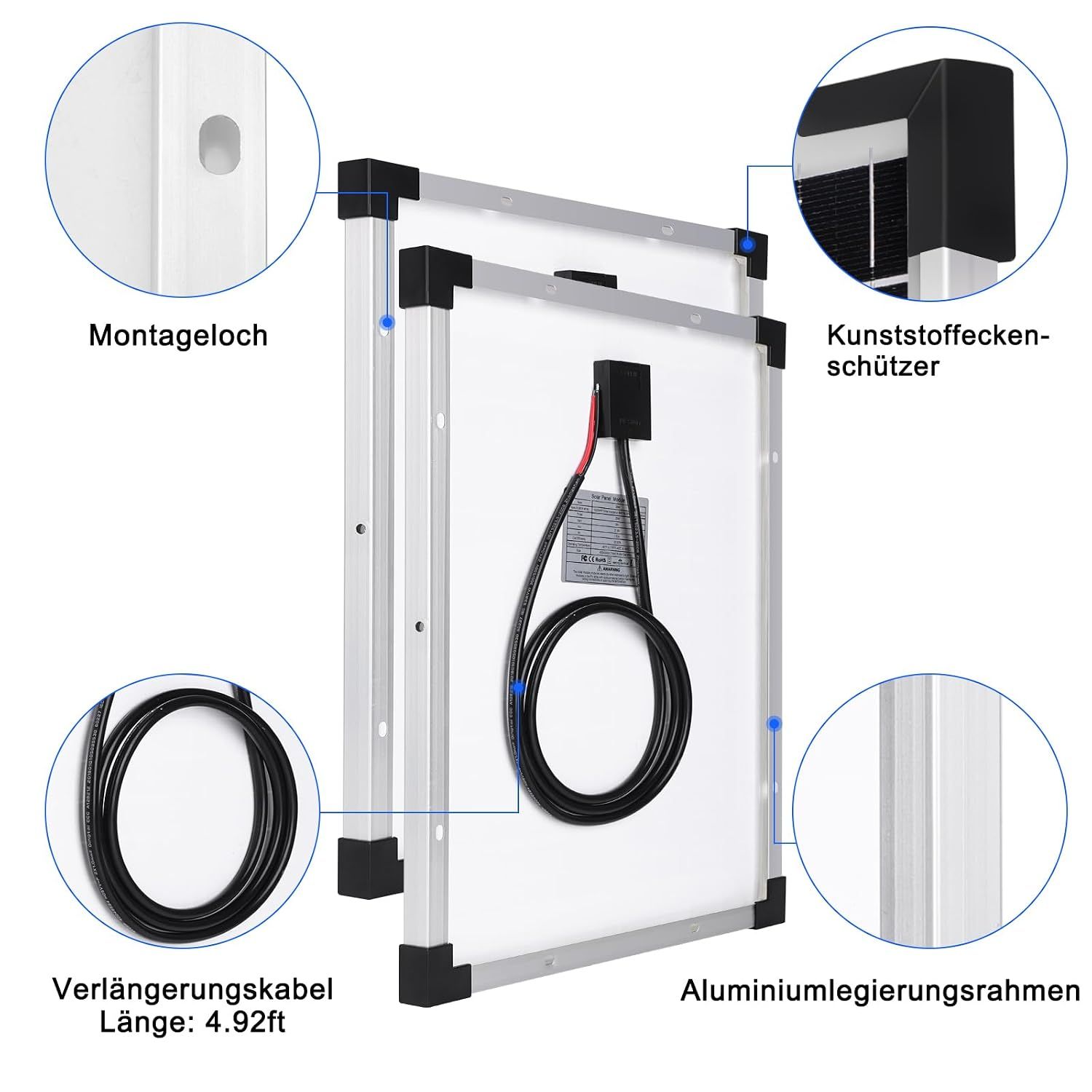 Solar Panel Kit, Solar Off-grid System for Houses, Campervan