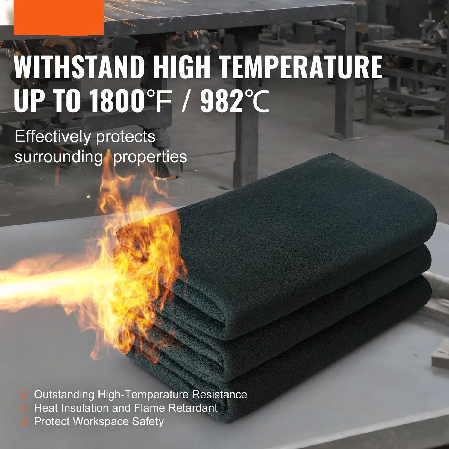 Carbon Felt Welding Blanket 4 Pack 950x910mm