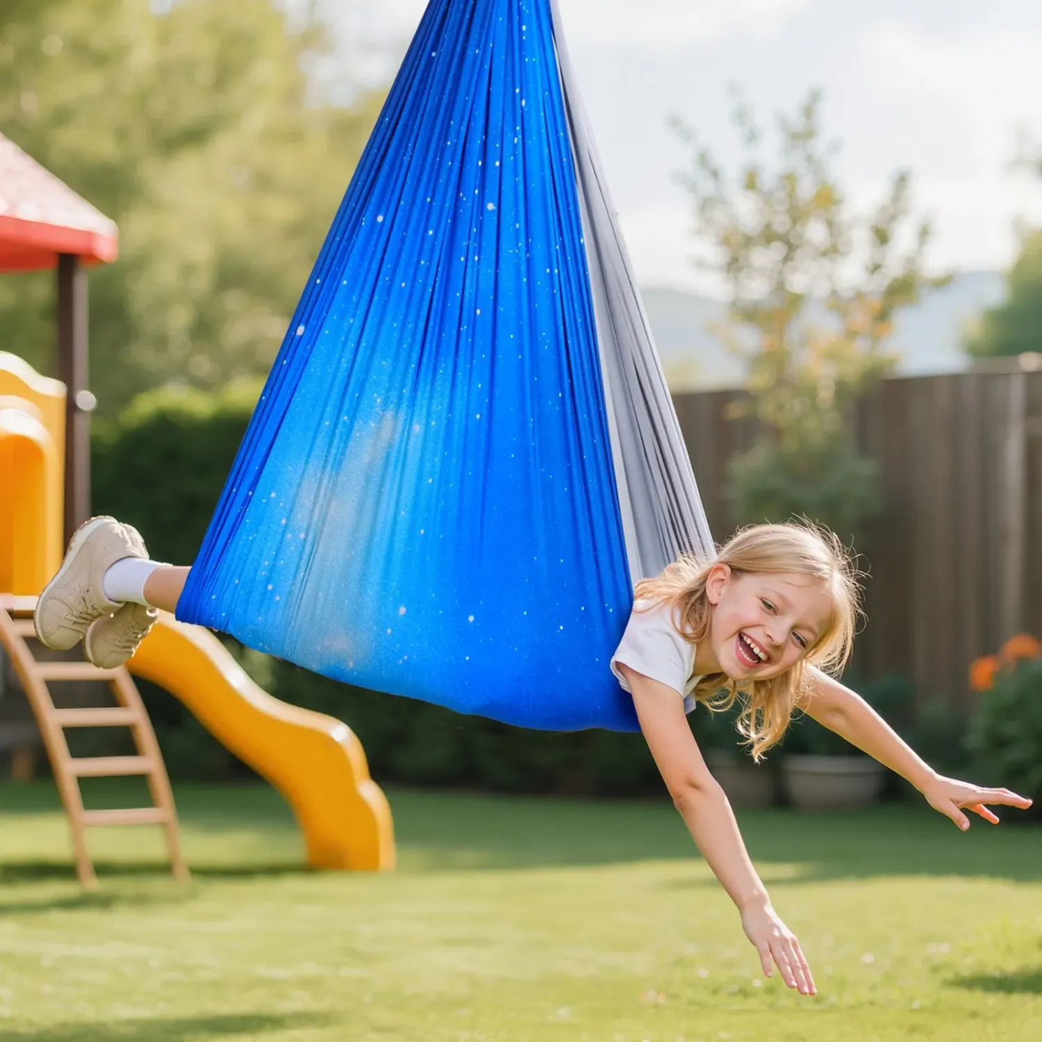 Sensory Swing Double Layer Fabric Hammock