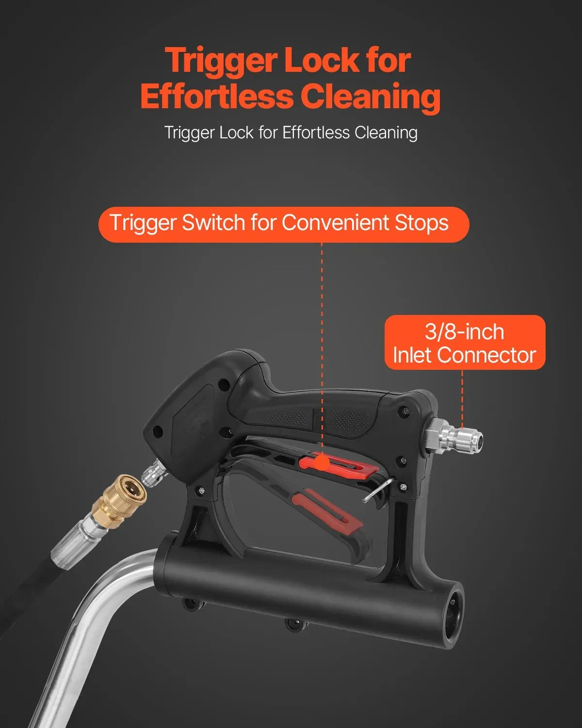 Stainless Steel Pressure Washer Flat Surface Cleaner