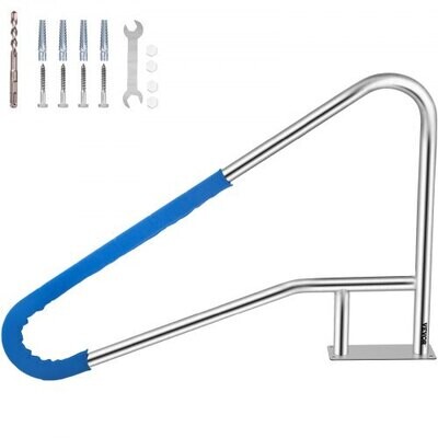 Pool Handrail Stainless Steel with Grip Cover