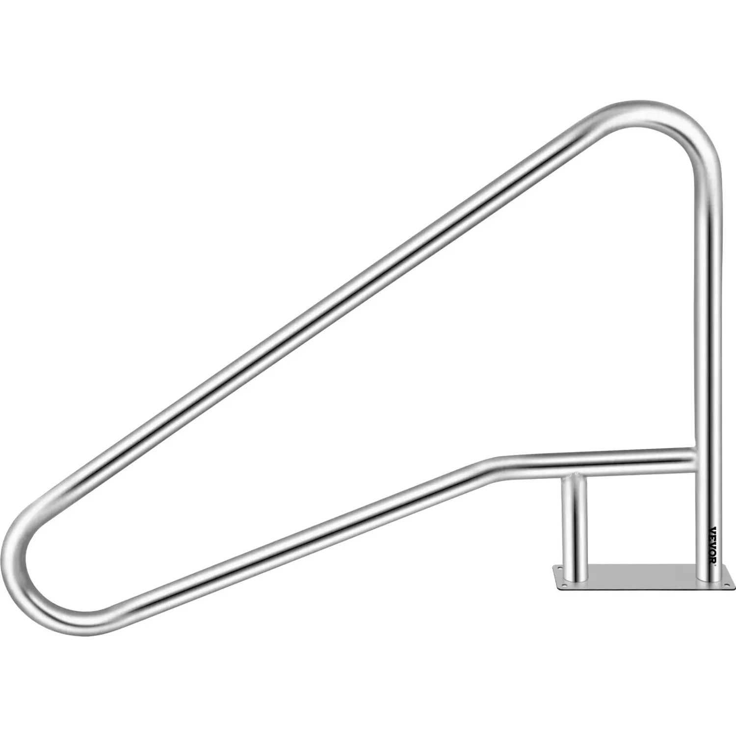 Pool Handrail 4FT Stainless Steel Swimming with Nylon Grip Cover