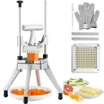 Stainless Steel 1/4-Inch Commercial Vegetable Dicer
