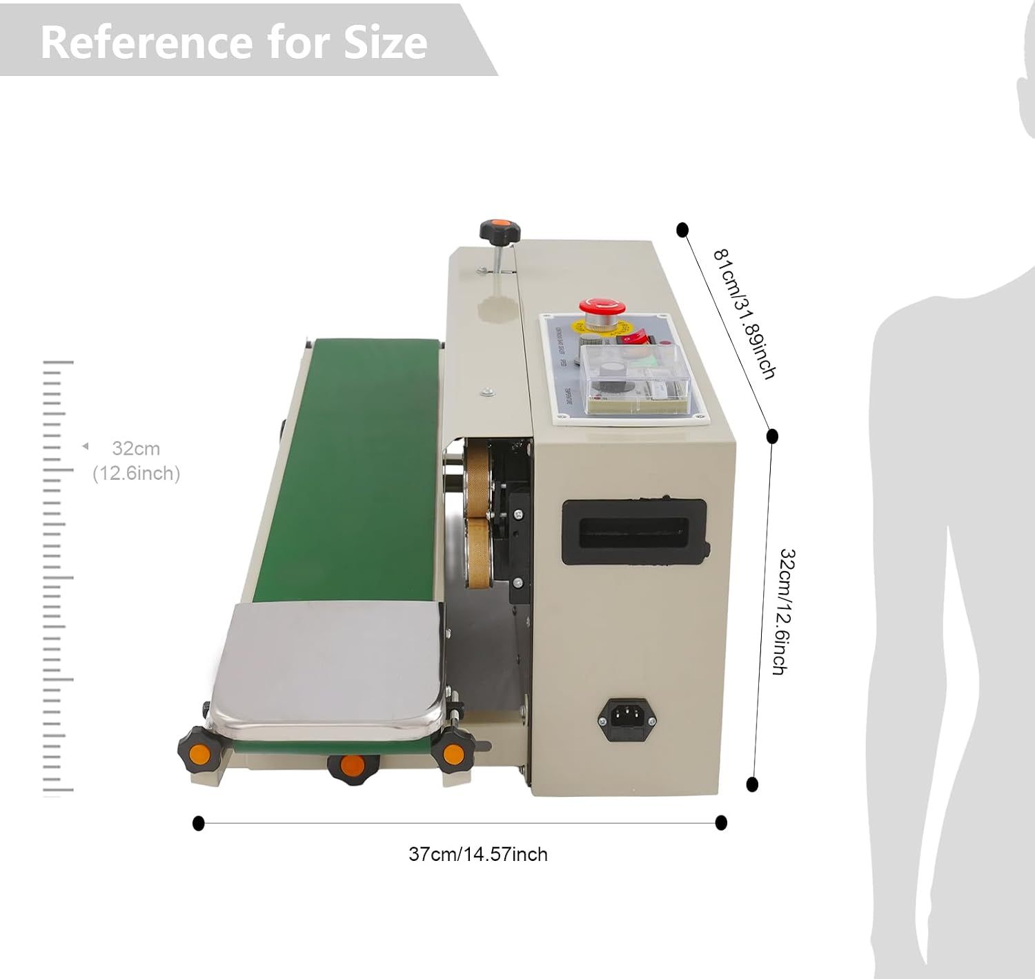 Automatic Continuous Band Sealing Machine – 500W / 600W Industrial Bag Sealer