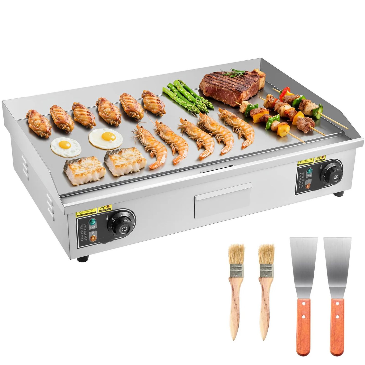 4400W Commercial Electric Flat Top Griddle