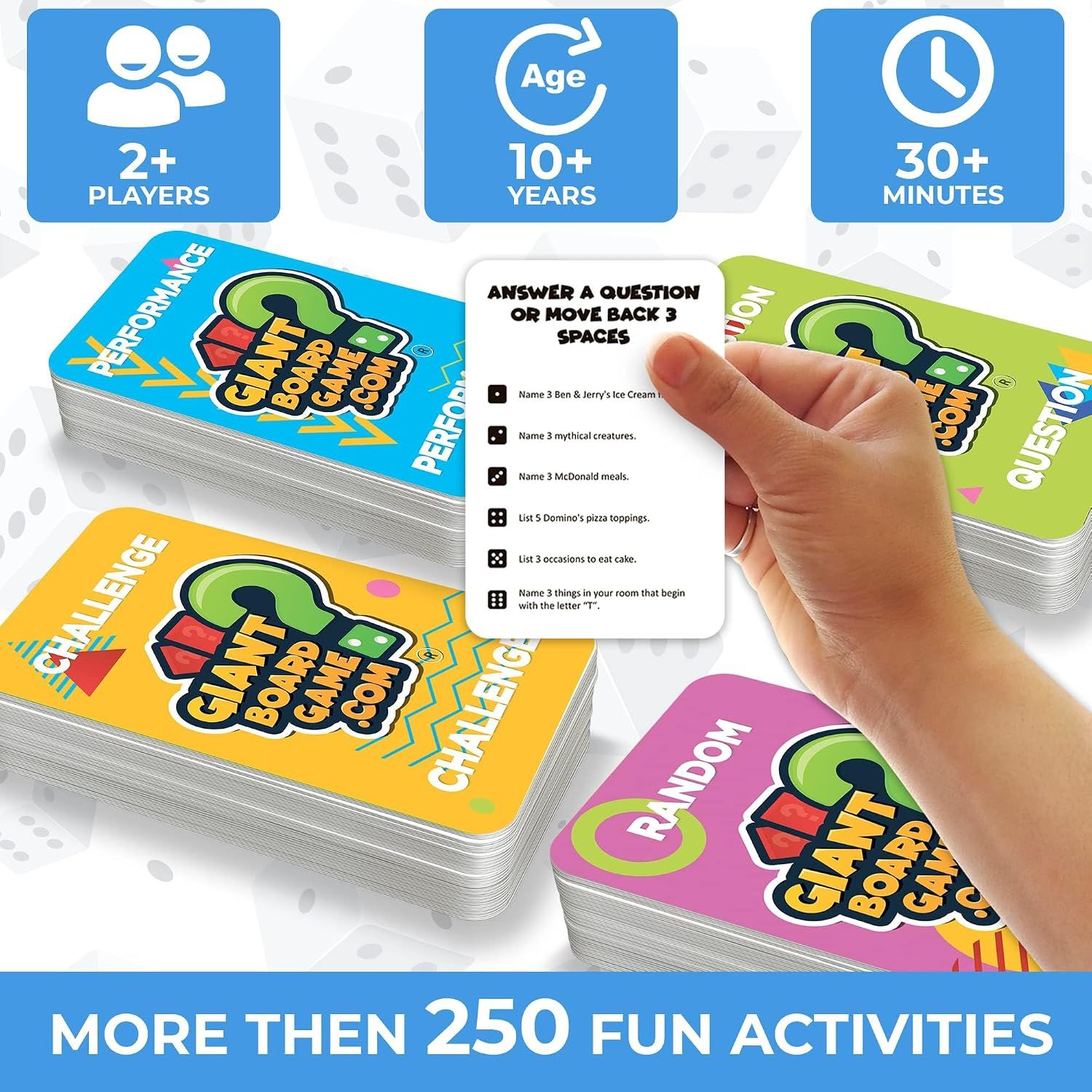 Family Board Game for Kids &amp; Adults Educational Quiz Party Game