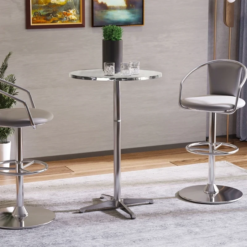 Aluminium Standing Table – Height Adjustable for Ergonomic Workspace and Office Use
