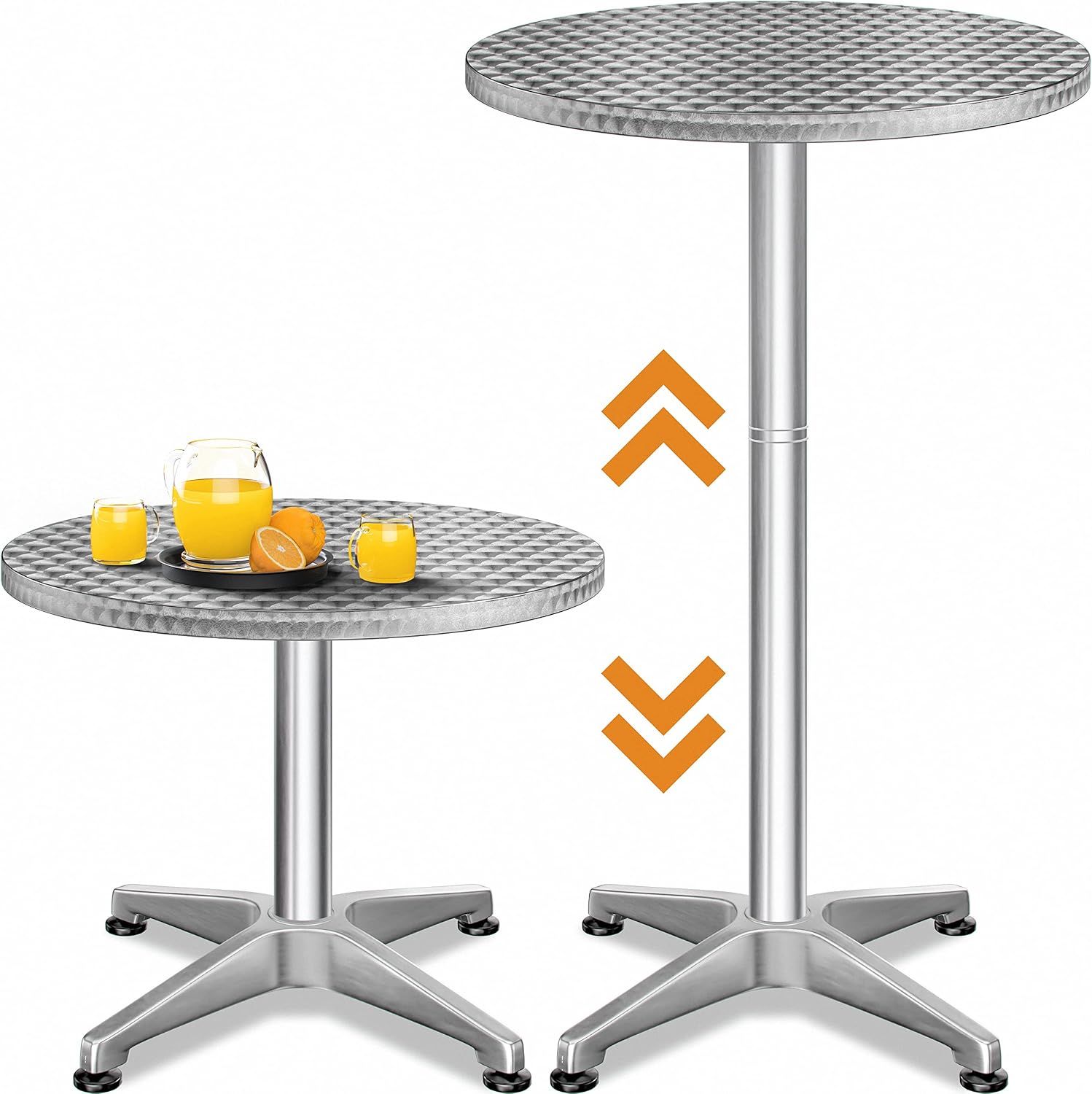 Height-Adjustable Bistro Bar Table