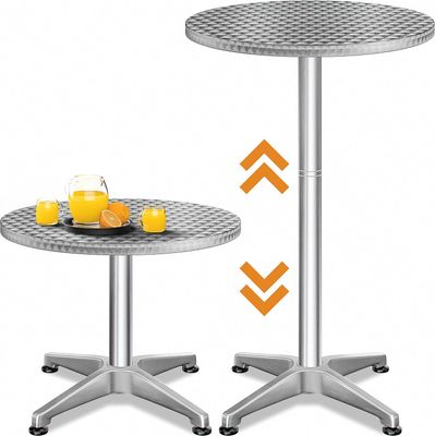Height-Adjustable Bistro Bar Table