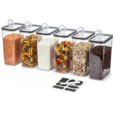 4L Airtight Food Storage Containers 2 Pack BPA Free Kitchen Storage Boxes