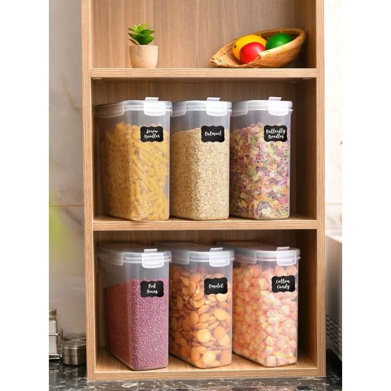 4L Airtight Food Storage Containers 2 Pack BPA Free Kitchen Storage Boxes