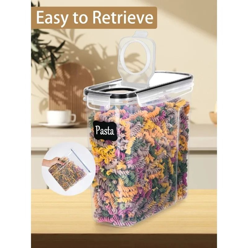 4L Airtight Food Storage Containers 2 Pack BPA Free Kitchen Storage Boxes