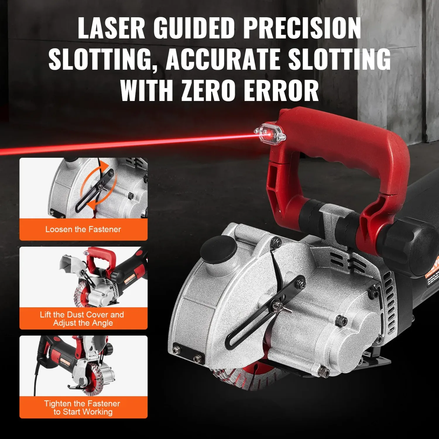 Wall Chaser 2500W Wall Cutting Groove Machine