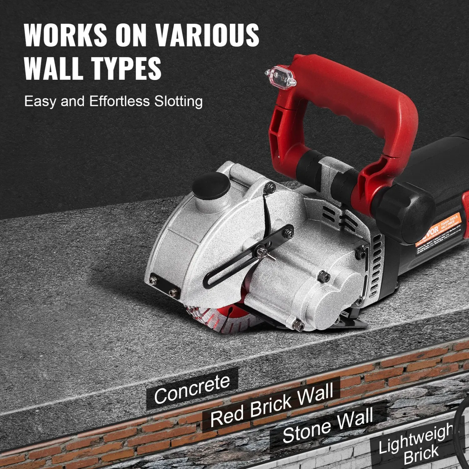 Wall Chaser 2500W Wall Cutting Groove Machine