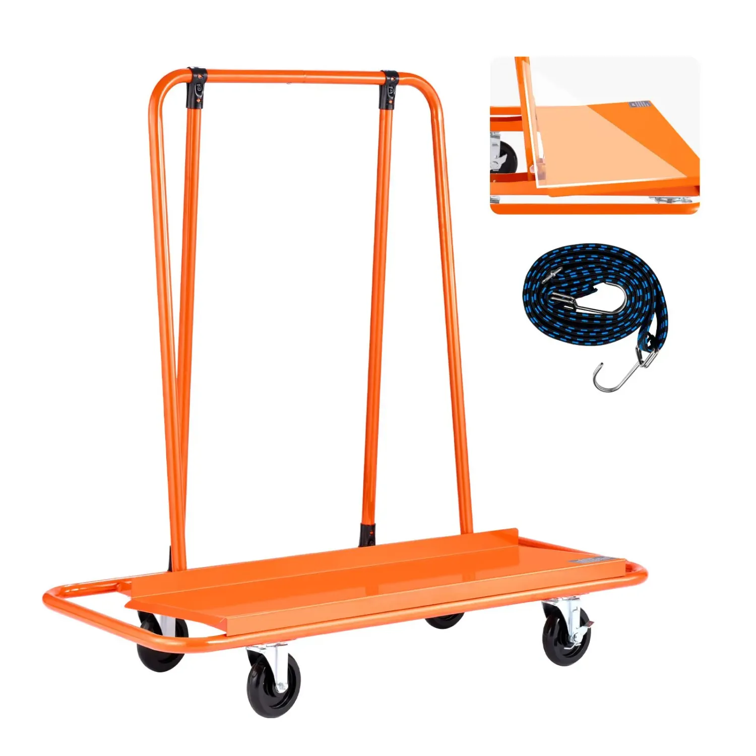 Heavy Duty Drywall Panel Dolly Cart 816kg