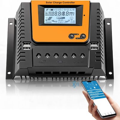 Solar charge controller 20A with Bluetooth &amp; APP Monitoring – 12V/24V PWM Controller