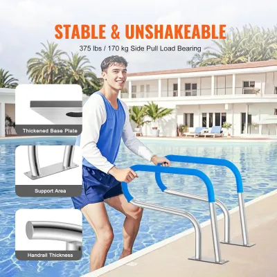 Swimming Pool Handrail Ladder Stainless Steel