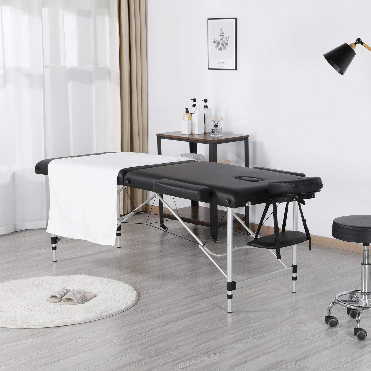 Folding Massage Table 2 Zone Height Adjustable