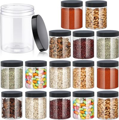 Airtight Plastic Storage Jars with Lids