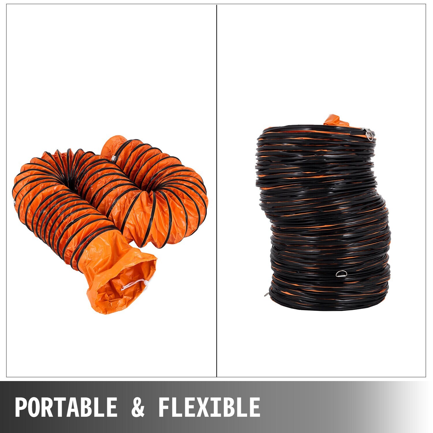 Pvc 32FT Flexible Duct Hosing – 12-Inch Portable Ventilation Duct