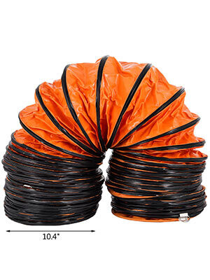 Pvc 32FT Flexible Duct Hosing – 12-Inch Portable Ventilation Duct