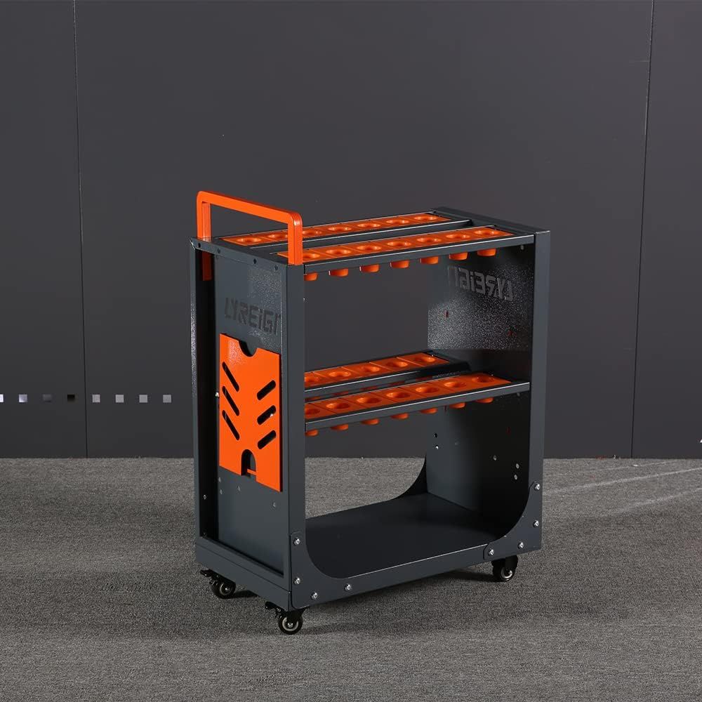 Tool Cart CAT40 BT40 CNC Tool Holder Trolley 35 Capacity