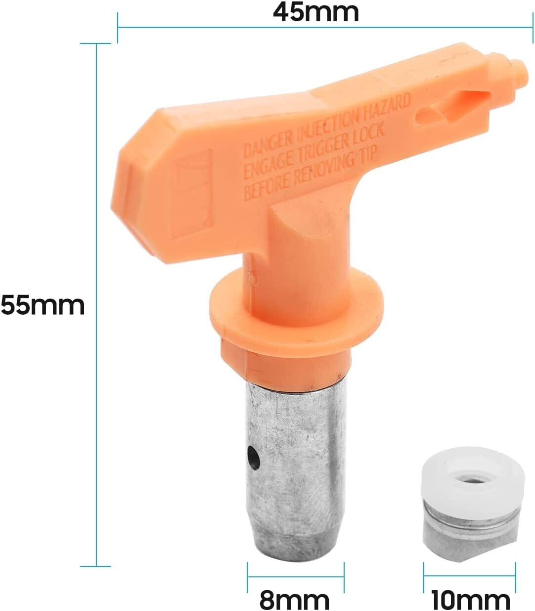 Universal Spray Guide Accessory Tool, 7/8-Inch