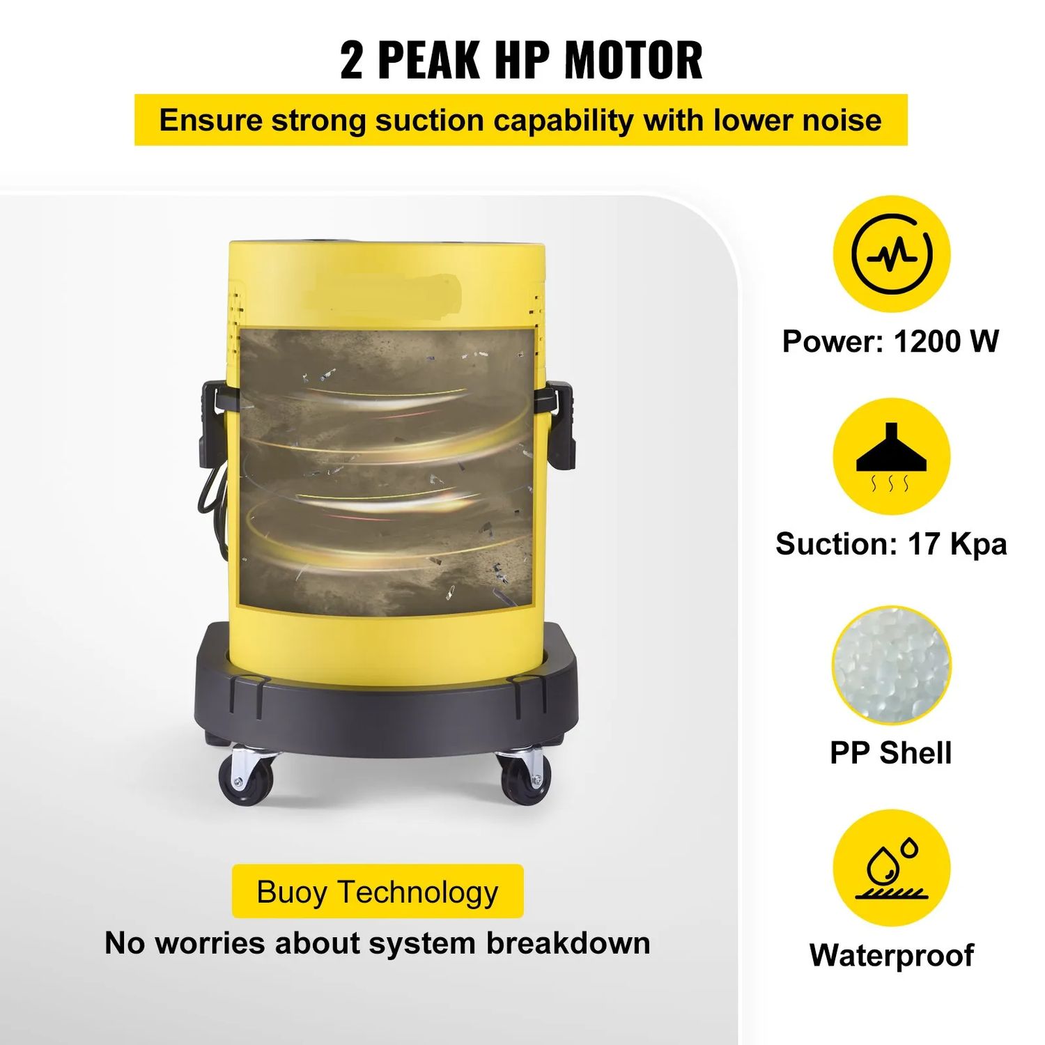 Powerful 4-in-1 Wet &amp; Dry Vacuum Cleaner
