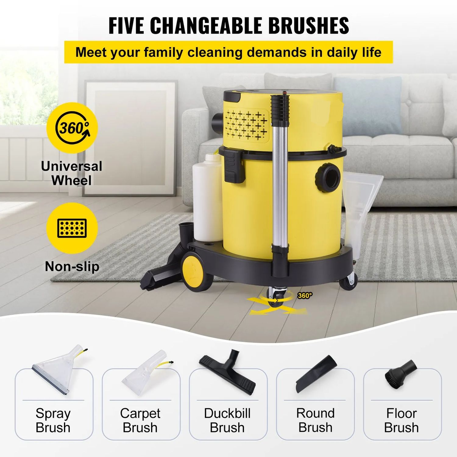 Powerful 4-in-1 Wet &amp; Dry Vacuum Cleaner