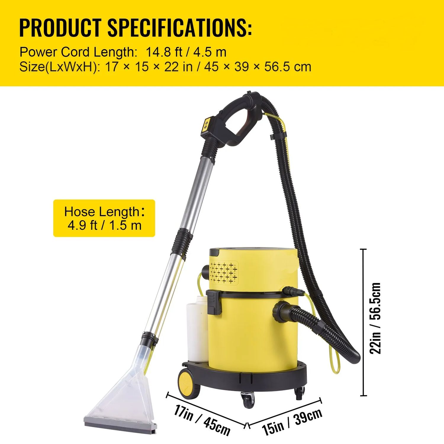 Powerful 4-in-1 Wet &amp; Dry Vacuum Cleaner