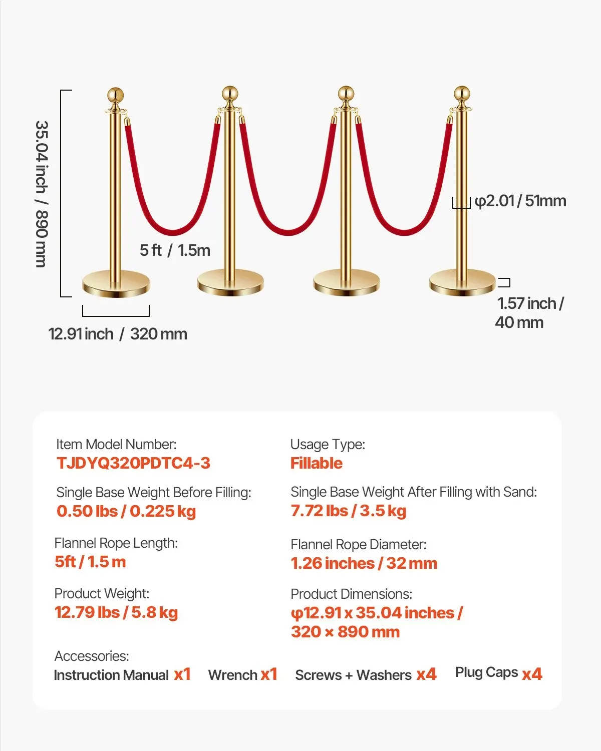 Stainless Steel Crowd Control Stanchions