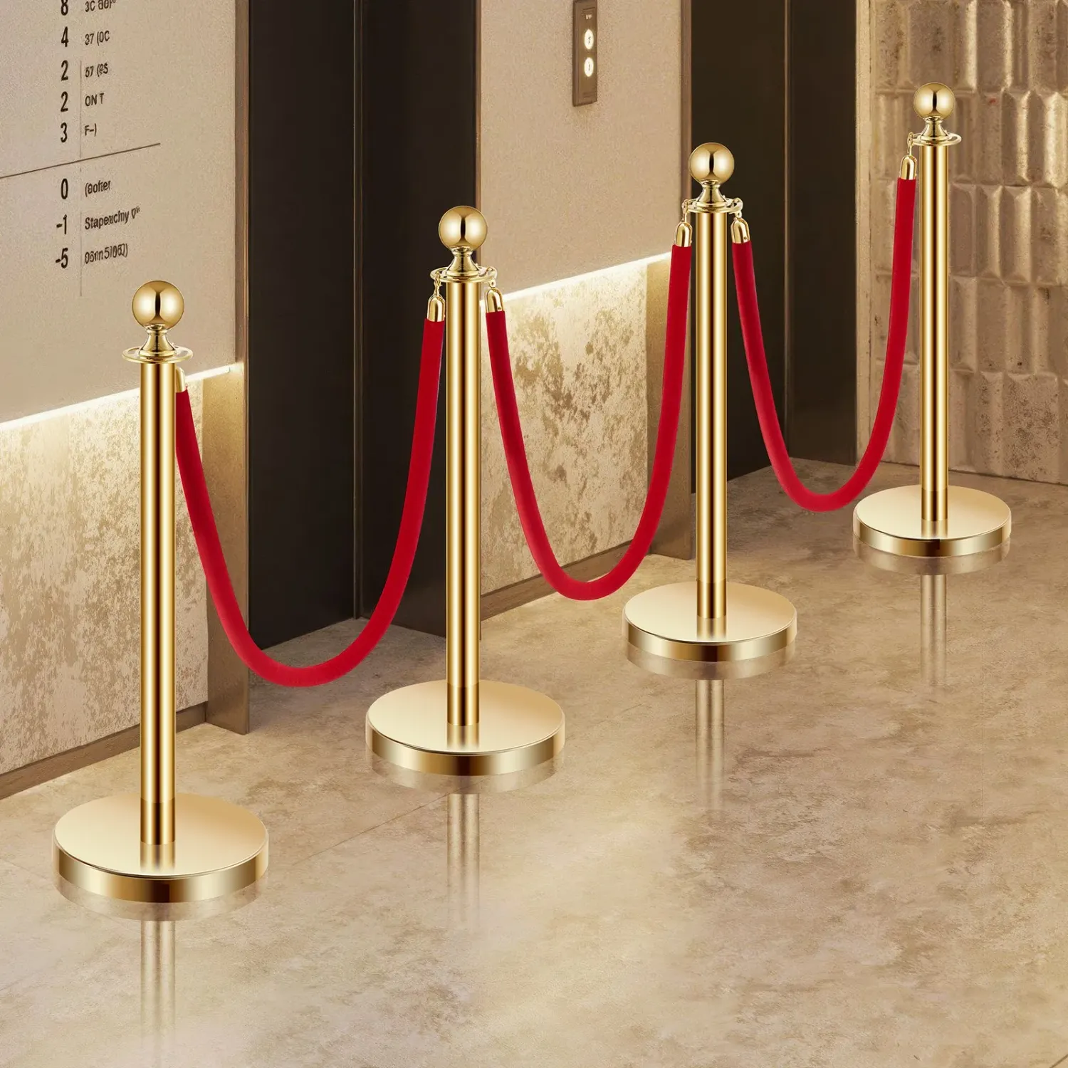 Stainless Steel Crowd Control Stanchions