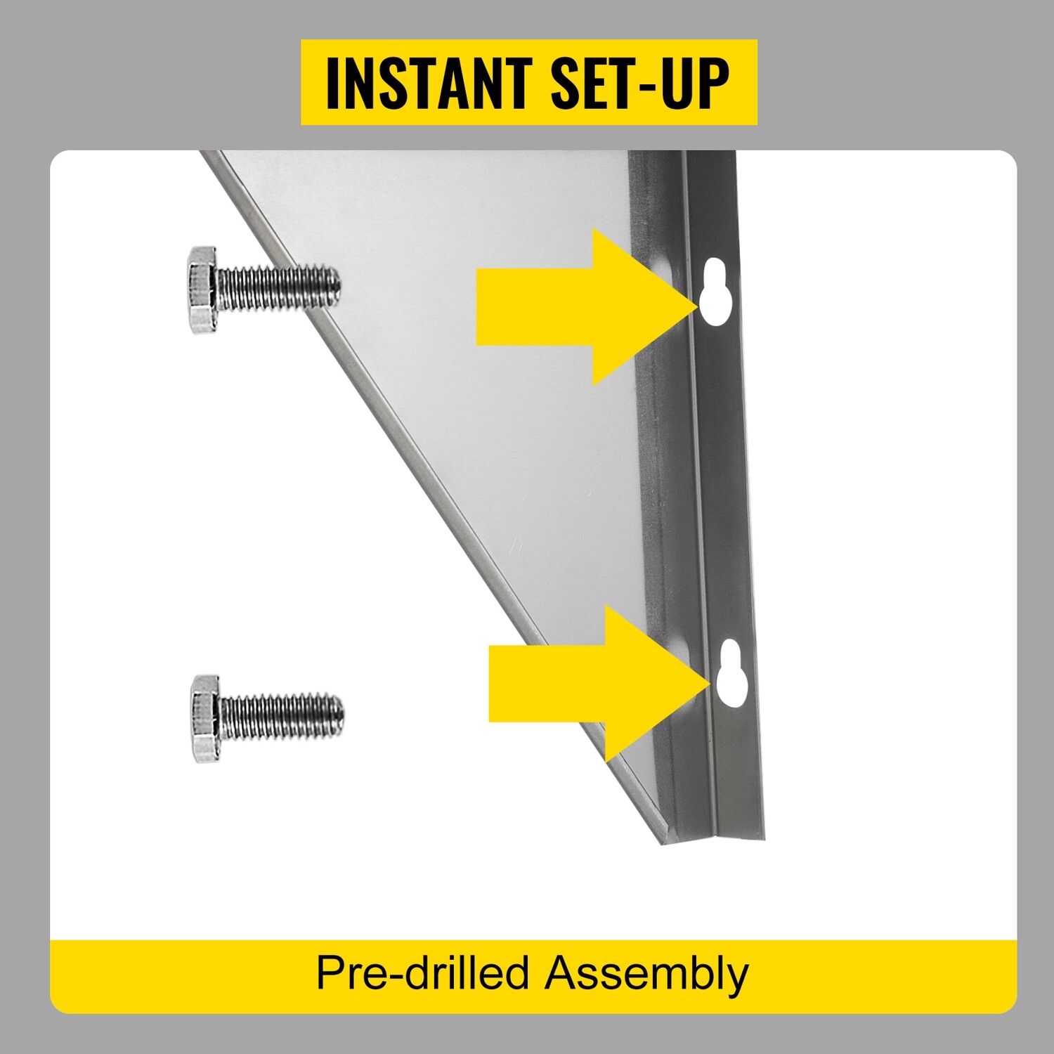 Stainless Steel Wall Shelf Commercial Kitchen