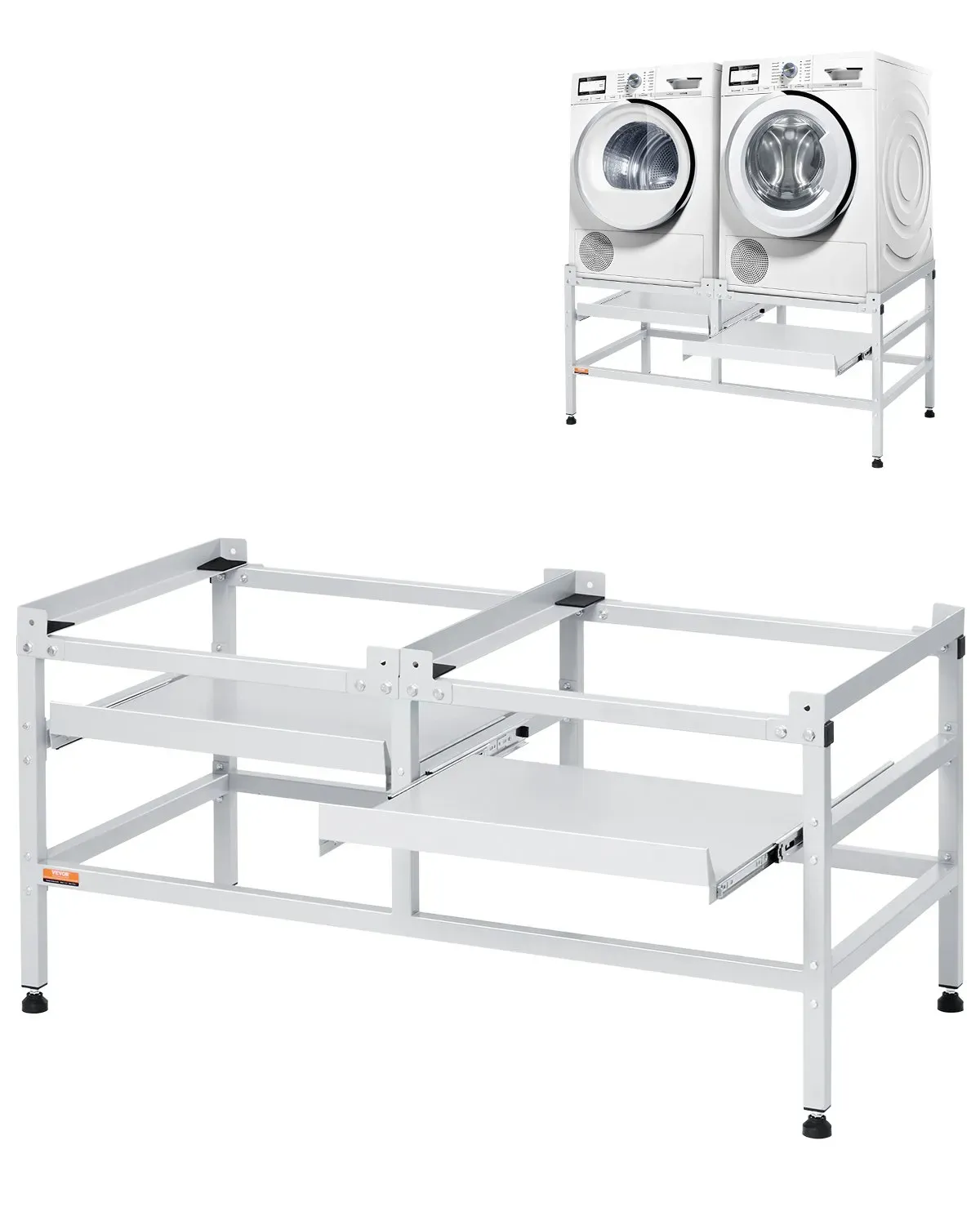 Washing Machine Stand 48x25 Inch Adjustable Base