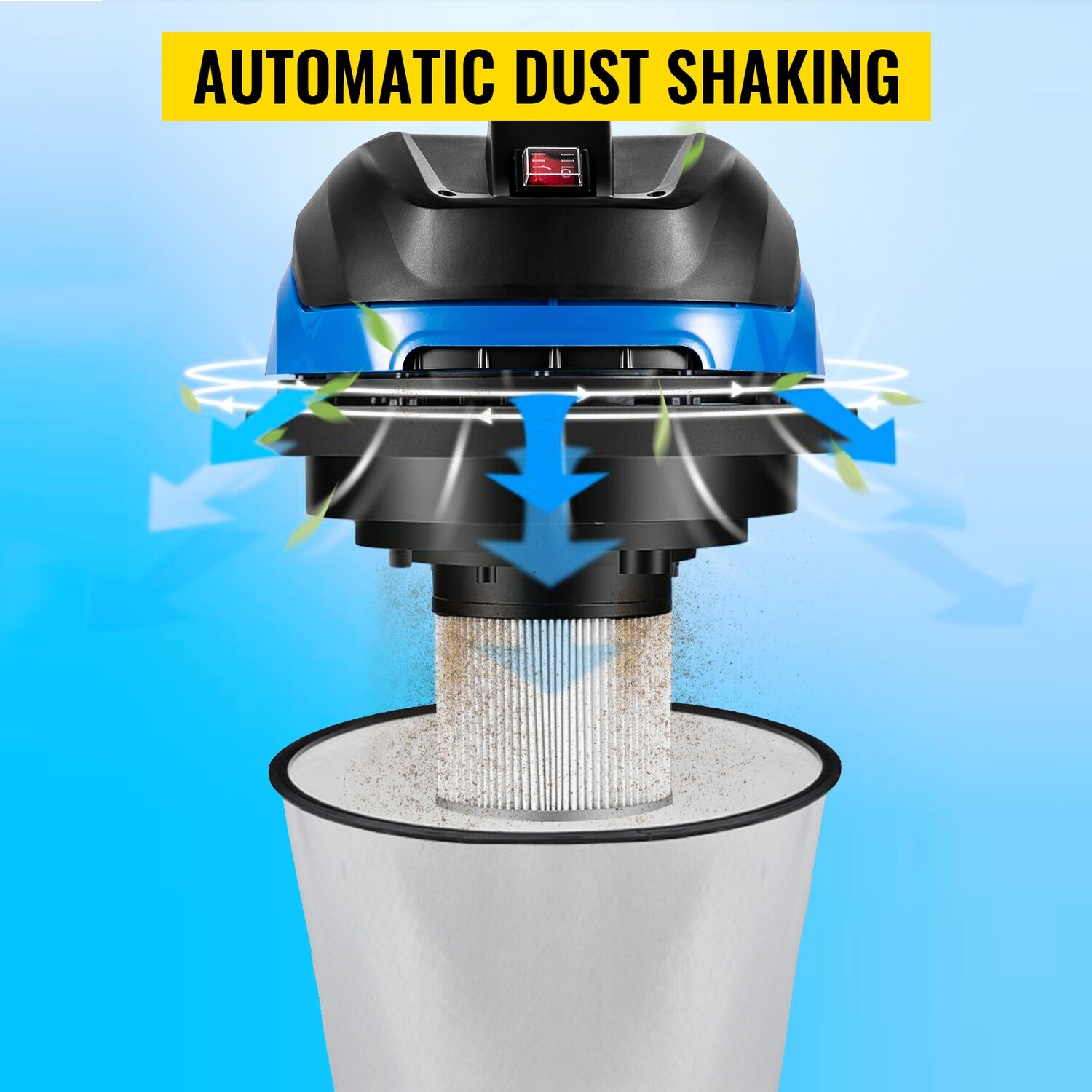 Wet Dry Dust Extractor Vacuum Industrial 40L