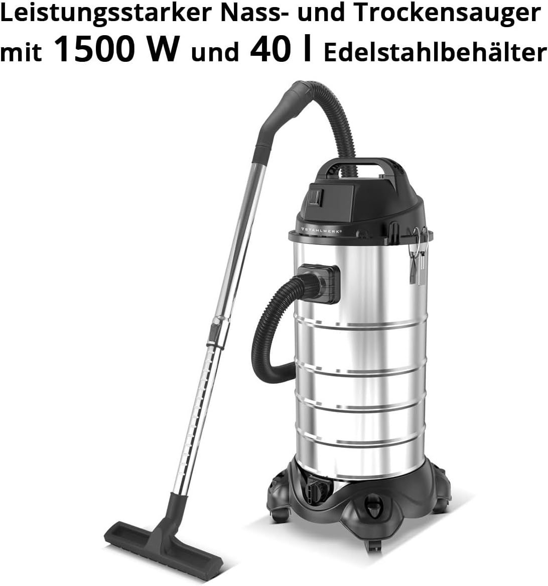 Wet Dry Dust Extractor Vacuum Industrial 40L