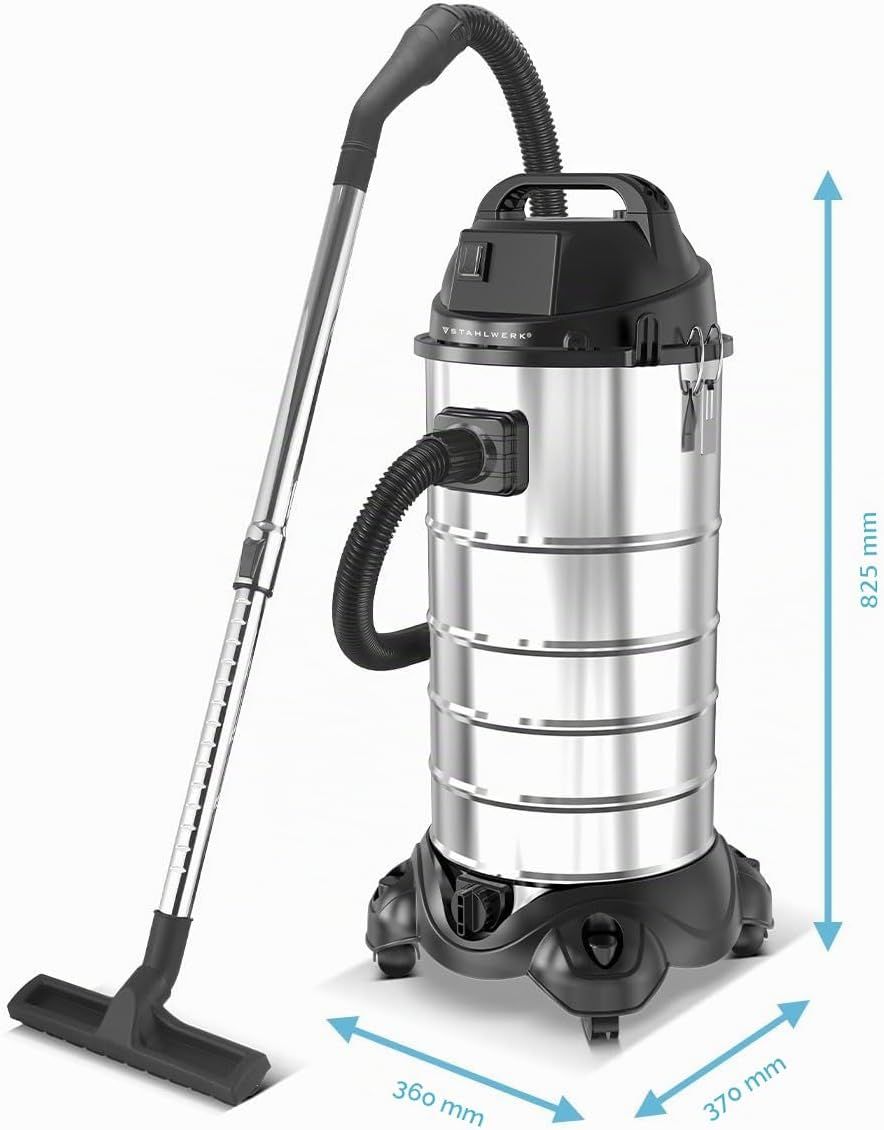 Wet Dry Dust Extractor Vacuum Industrial 40L