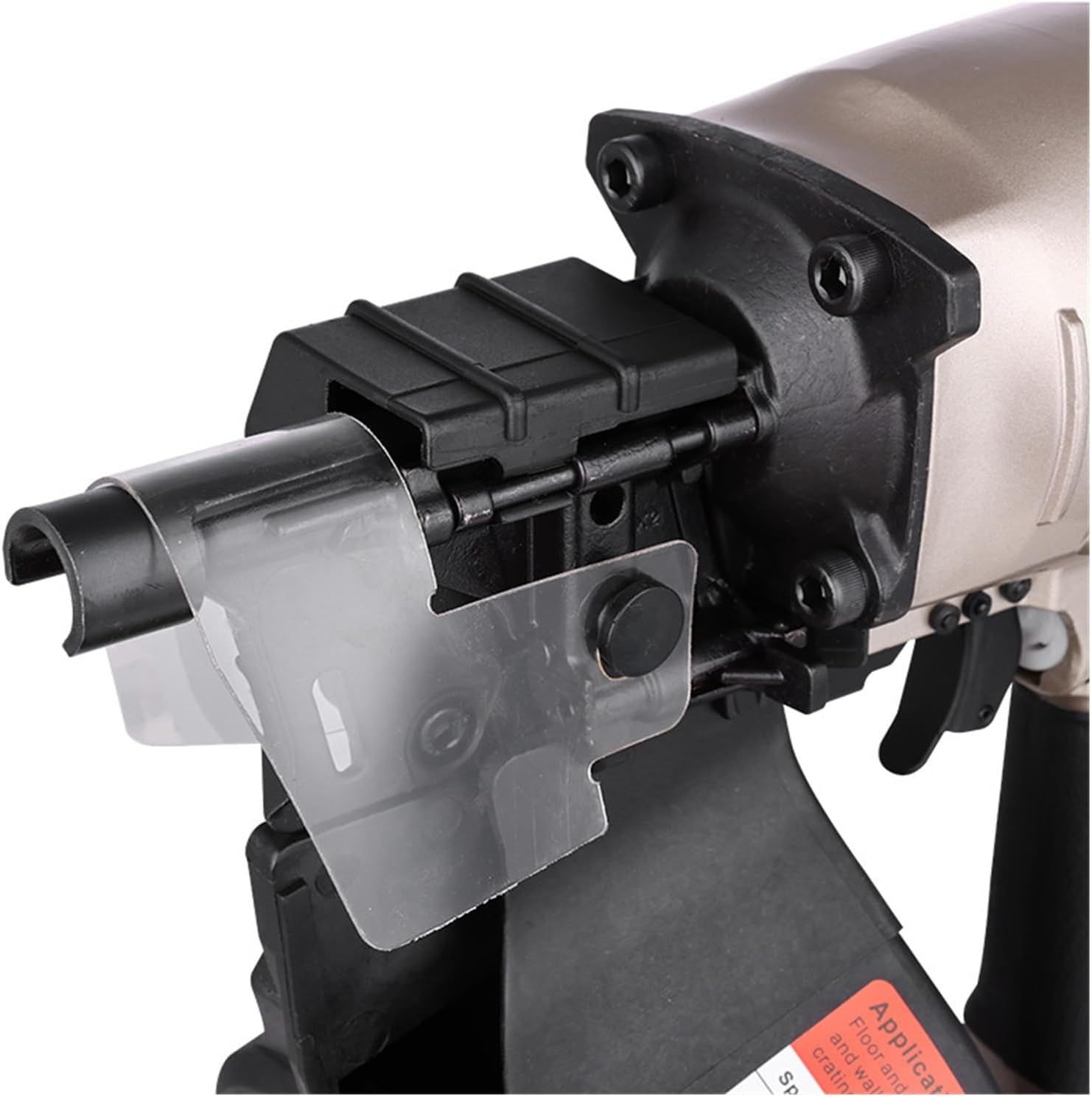 CN80 Pneumatic Coil Nailer 15° Air Nail Gun for Pallet Woodworking