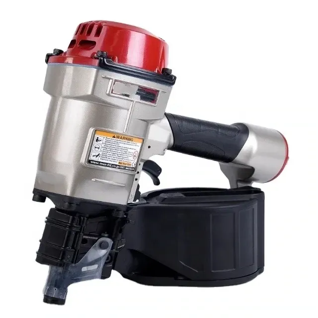 CN80 Pneumatic Coil Nailer 15° Air Nail Gun for Pallet Woodworking