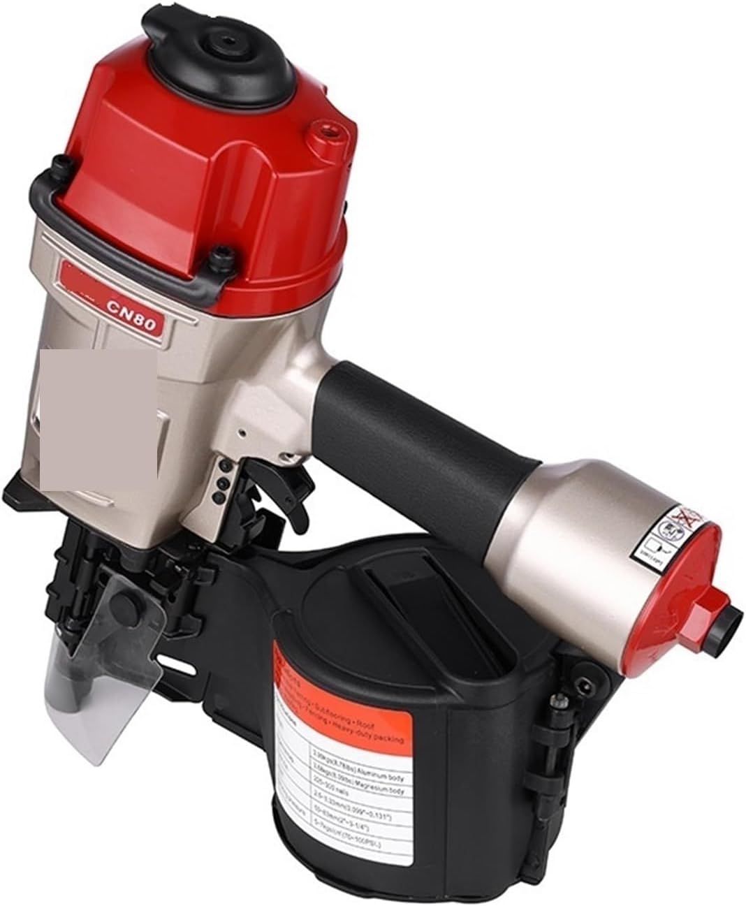 CN80 Pneumatic Coil Nailer 15° Air Nail Gun for Pallet Woodworking