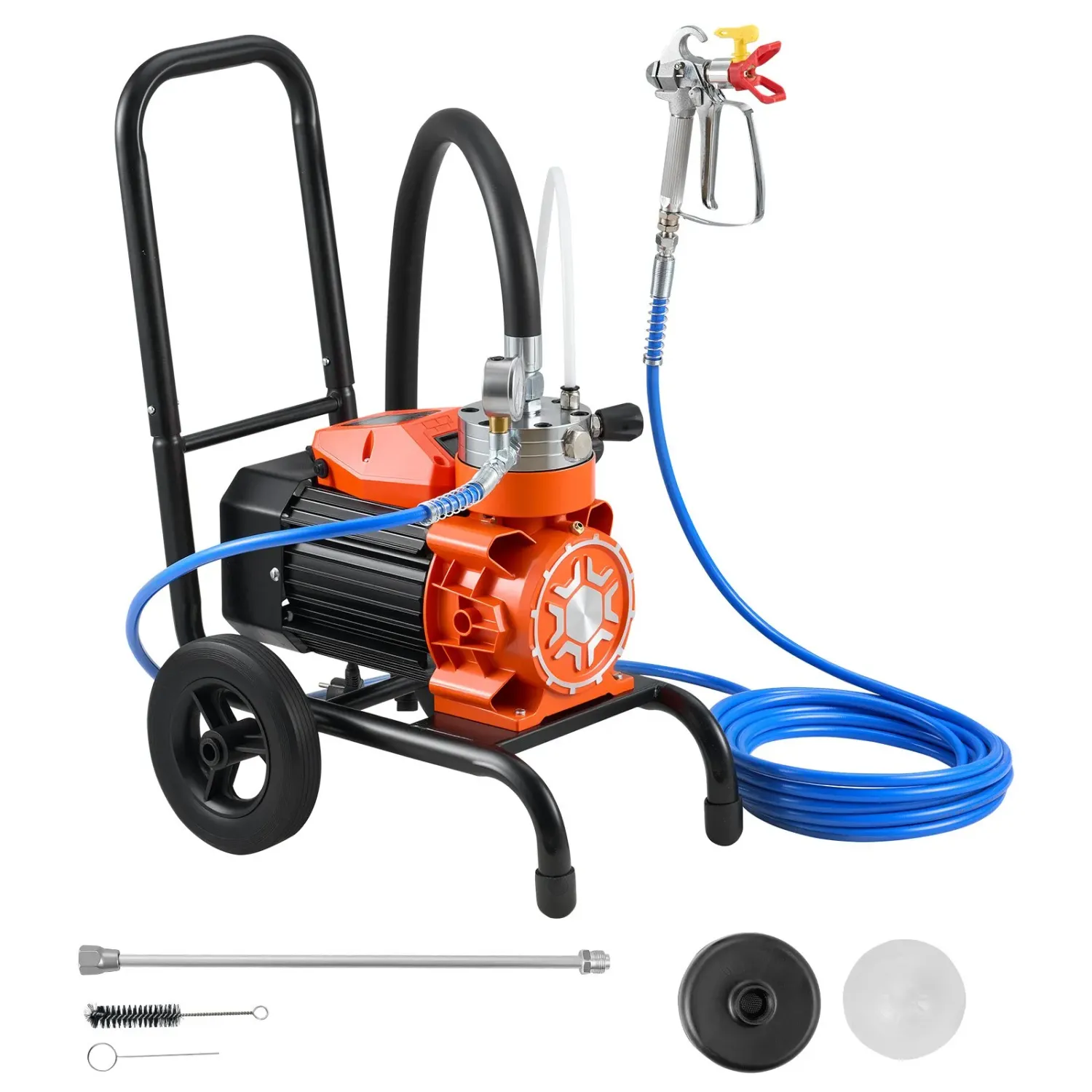 Commercial Electric Airless Paint Sprayer with Cart