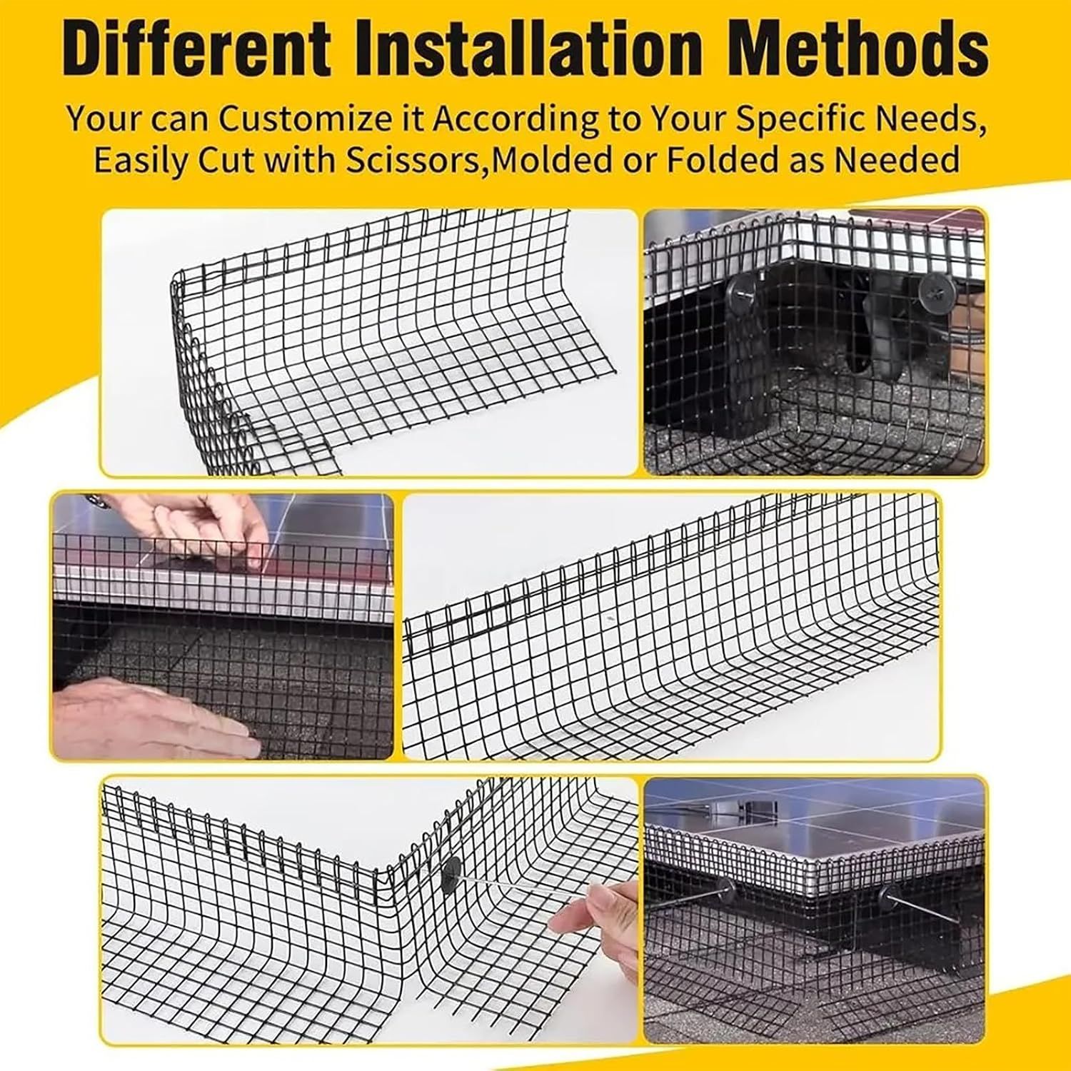 Solar Panel Bird Guard Mesh 0.5m Galvanised Steel Pigeon Protection Net