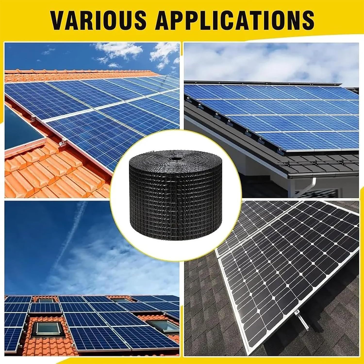 Solar Panel Bird Guard Mesh 0.5m Galvanised Steel Pigeon Protection Net