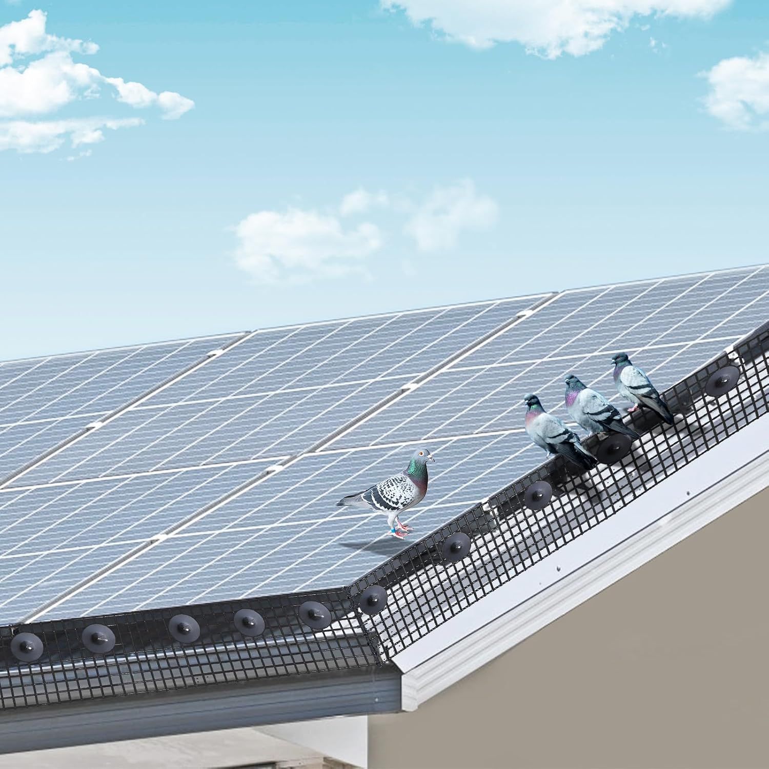 Solar Panel Bird Guard Mesh – 100ft Galvanised Steel Critter Guard Roll Kit