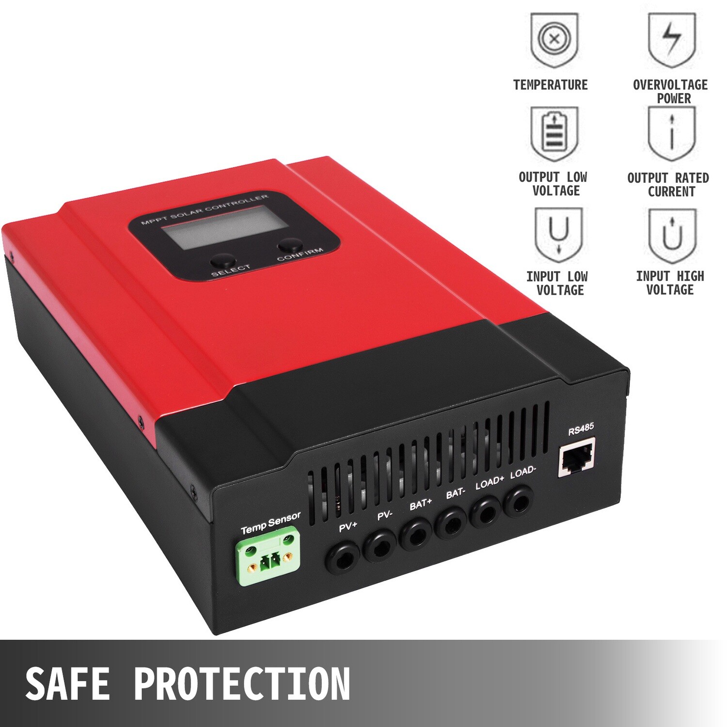 MPPT Solar Charge Controller 150V 12V-48V with LCD Display &amp; WiFi